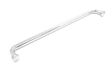 Ручка-полотенцесушитель, полированная, без кноба 19х450, для стекла 8-10 мм, под отверстие 12 мм t623-450 PSS купить в Ростове-на-Дону