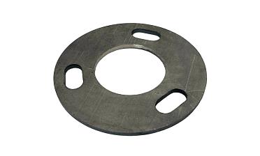 Фланец стойки 42/90 х 3 мм #200 3 отв х М10 х 20 черный металл k116-42-9 купить в Ростове-на-Дону