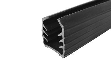 Уплотнитель в поручень с пазом 24х24 для стекла 12 мм, EPDM Фk301 купить в Ростове-на-Дону