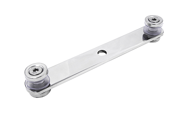 Стеклодержатель пластинчатый, под стекло 6-12 мм, полированный (AISI 201) k047-5 купить в Ростове-на-Дону