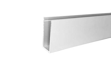 П-образный профиль 40 мм верхний, алюминиевый анодированный, длина 3000 мм т24 AL  купить в Ростове-на-Дону