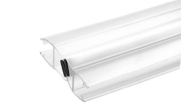 Комплект уплотнителей для стекла в душевую кабину (2 шт.), стекло-стекло 10 мм, с магнитом 135°, 2200 мм t228 купить в Ростове-на-Дону