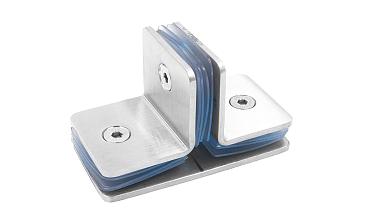 Коннектор для душевой кабины на 3 стекла шлифованный t727-2 SSS  купить в Ростове-на-Дону