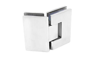 Петля для душевой кабины стекло-стекло 135° 90х55 мм AISI 304 шлифованная t302-2 SSS купить в Ростове-на-Дону