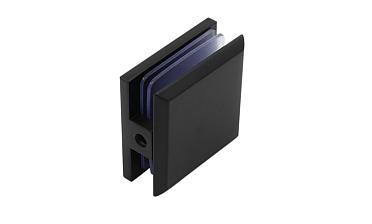  Коннектор для душевой кабины стена-стекло 45х45, вырез 67, цинк, черный t730 BZn купить в Ростове-на-Дону