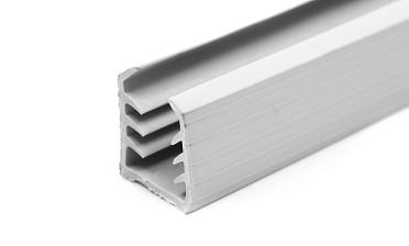 Уплотнитель в поручень с пазом 27х30 для стекла 8+8мм, EPDM (палки по 3м) СЕРЫЙ Фk307-G купить в Ростове-на-Дону