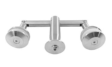 Крепление двойное с рутелями к тяге, AISI 304 k628 купить в Ростове-на-Дону