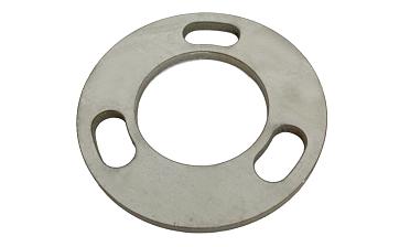 Фланец стойки 42.4/80 х 5 (4,3) х AISI 304 #200 3 отв х М10 х 20 k116-42-4 купить в Ростове-на-Дону