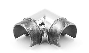 Отвод с пазом на трубу Ø48.3 мм, полированный (AISI 304) k237 купить в Ростове-на-Дону