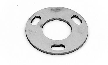 Фланец стойки 50/90х3 мм, 3 отв. М10х20, черный металл k116-50-9 купить в Ростове-на-Дону