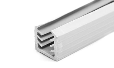 Уплотнитель в поручень с пазом 24х24 для стекла 10мм, EPDM СЕРЫЙ Фk312-G купить в Ростове-на-Дону