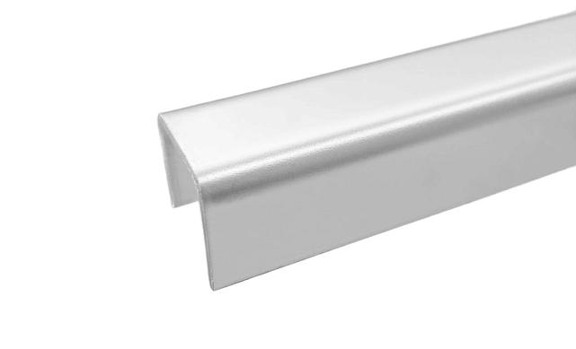 Профиль П-образный, L=2000 мм, t=1.5 мм, для стекла 16 мм, полир. (AISI 304) Ф-0457 2