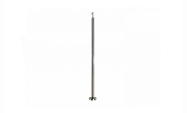 Готовая стойка Ø38,1 мм, с фланцем и наконечником, высота 950 мм, полированная (AISI 304) k702 купить в Ростове-на-Дону