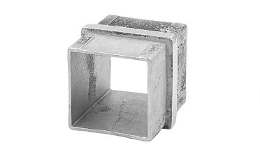 Соединитель для поручня 40х40 мм, полированный, (AISI 304) k368 купить в Ростове-на-Дону