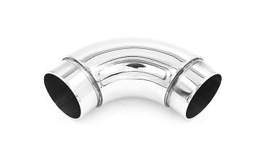 Отвод поручня под Ø38.1х110х1.5 мм, 90°, литой, полированный 600 Grit, с двумя установочными кольцами, (AISI 316) k059-4 купить в Ростове-на-Дону