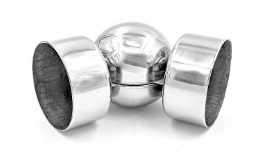 Поворот поручня, шаровый под Ø50.8х0.8 мм, полированный AISI 201 k053-7 купить в Ростове-на-Дону