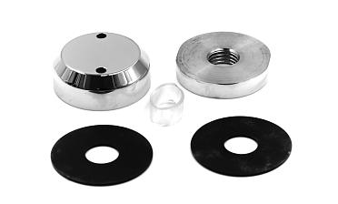 Комплект торцевого крепления несущего стекла, полированный, литой. AISI 304 k277-6  купить в Ростове-на-Дону