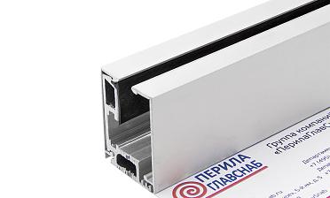 Профиль алюминиевый зажимной для стекла 8-12 мм, АНОД с отверстием, длина 3 м т40-7 AL купить в Ростове-на-Дону