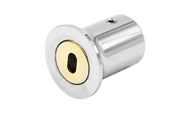 Держатель трубы 19 мм, полированный, латунь-хром, стена-труба t907 PC купить в Ростове-на-Дону