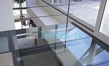 Стеклянный потолок на межэтажной площадке в Ростове-на-Дону. Готовые проекты ПерилаГлавСнаб