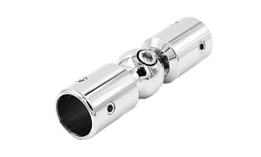 Соединитель трубы 19 мм, шарнирный, нержавеющая сталь AISI 304, полированная t915 PSS купить в Ростове-на-Дону