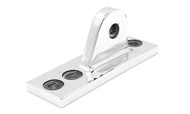 Крепление ванты(тяги) козырька к стойке алюминиевого фасада, AISI 304,литое,полированное, k610 купить в Ростове-на-Дону