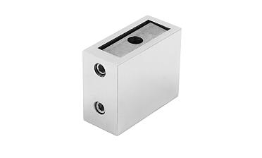 Коннектор стена-труба полированный для прямоугольного трека (трубы) 30х10 мм t463 PSS купить в Ростове-на-Дону