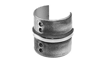 Соединитель с пазом на трубу Ø48.3 мм, полированный (AISI 304) k236 купить в Ростове-на-Дону