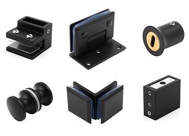 Черная фурнитура для душевых кабин купить в Ростове-на-Дону