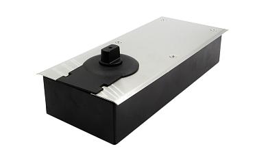 Доводчик для стеклянной двери напольный, шлифованный EN2 250 тыс. циклов 115гр (дверь 800мм  до 80 кг) t186 SSS купить в Ростове-на-Дону