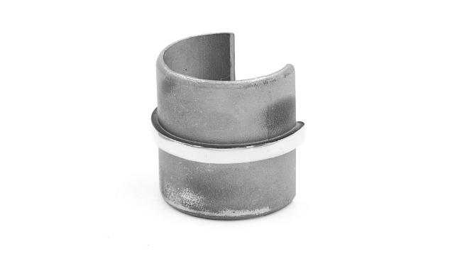 Соединитель с пазом Ø42.4 мм, полированный, (AISI 316) k229