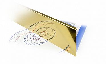 Накладка под золото (тыльная/лицевая) 2000 мм на профиль k601, для стекла 10-12 мм k601-10-88 купить в Ростове-на-Дону