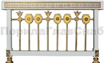 Латунные ограждения лестниц серия – Палладий XL01-1 в Ростове-на-Дону. Готовые проекты ПерилаГлавСнаб
