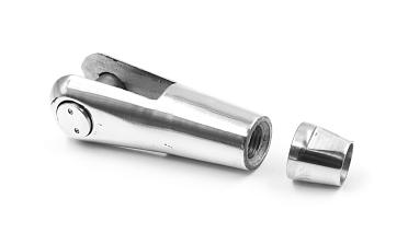 Наконечник ванты (тяги) с резьбой М16 правый, литой , полированный (AISI316) k661-16-R купить в Ростове-на-Дону