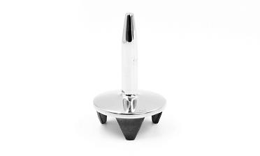 Наконечник палец (солдатик) на стойку Ø50.8х1.5 мм, без ложемента, удлиненный 70 мм, облегченный, литой, полированный, нержавеющий AISI 304 k557 купить в Ростове-на-Дону