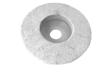 k427-4 войлок белый Ø85х8 мм очищенный, для тонкой полировки 11 000 rpm, Premium купить в Ростове-на-Дону