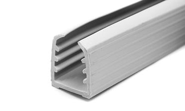 Уплотнитель в поручень с пазом 24х24 для стекла 8+8мм, EPDM (палки по 3м) СЕРЫЙ Фk303-G купить в Ростове-на-Дону