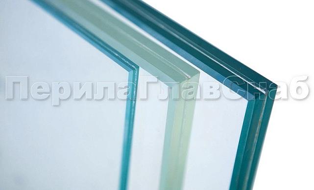 Стекло триплекс для перил, 10+10 сырой С-8019
