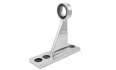 Крепление козырька к стойке алюминиевого фасада, AISI 304, литое , полированное, k611 купить в Ростове-на-Дону