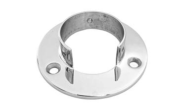 Фланец для трубы Ø48.3 мм, под 3 самореза 6.8 мм, литой, полированный, (AISI 304) k238-3 купить в Ростове-на-Дону