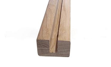 Дубовый поручень 60х40 некрашеный С ПАЗОМ, Премиум Ф-1221 купить в Ростове-на-Дону