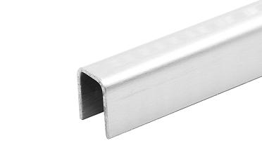 Профиль П-образный t=1,5 мм под стекло 20 мм, шлифованный, длина 2000 мм AISI 304 Ф-1148 купить в Ростове-на-Дону