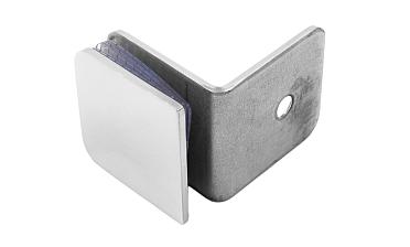 Коннектор для душевой кабины стена-стекло 90°, 45х45, полированный t722-2 PSS купить в Ростове-на-Дону