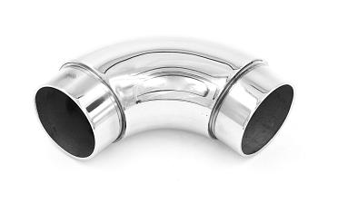 Отвод поручня под Ø42.4х1.5 мм, 90°, литой, полированный, с вставками (AISI 201) k383-3 купить в Ростове-на-Дону