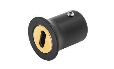  Соединитель стена-труба 19 мм, цинк, черный t907 BZn  купить в Ростове-на-Дону