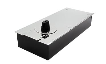 Доводчик для стеклянной двери до 80 кг EN2, напольный, 500 тыс. циклов, нержавеющая сталь AISI 304, полированная t182 PSS купить в Ростове-на-Дону