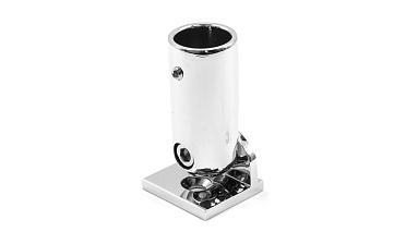 Соединитель труба-стена 19 мм, шарнирный, латунь, полированная t916 PС купить в Ростове-на-Дону