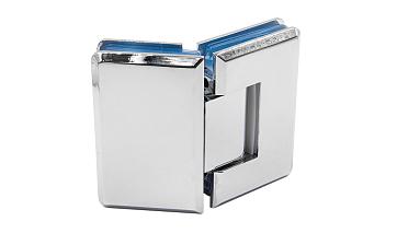 Петля для душевой кабины стекло-стекло 135° 90х55 мм цинк, полированная t302 PZn купить в Ростове-на-Дону