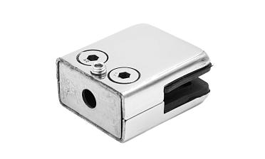 Стеклодержатель штампованный, под стекло 10 мм (5+5 мм), на плоскость 40х24х48 полированный (AISI 304) k352-10 купить в Ростове-на-Дону