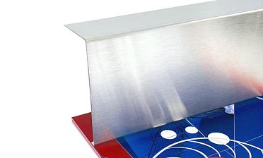 Накладка для крепления (тыльная/лицевая) из шлифованной нержавейки 1.0 мм длина 2,0 м k601-24 купить в Ростове-на-Дону